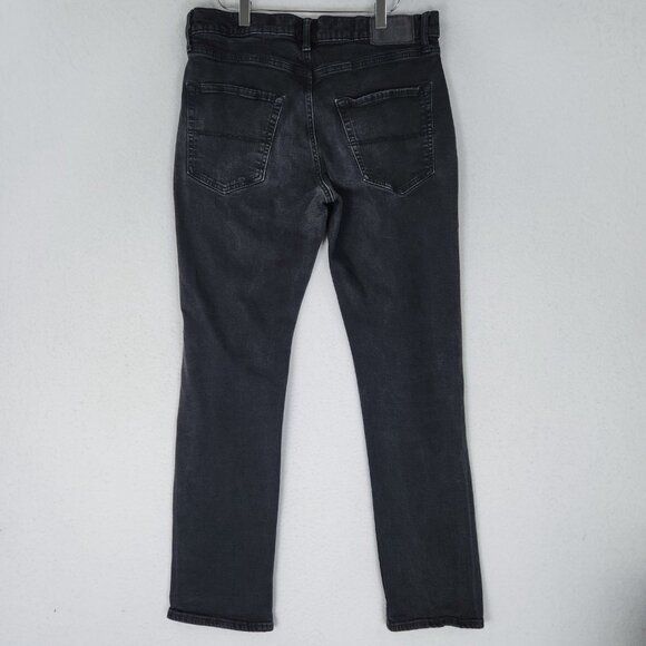 Lucky Brand Jeans Mens 33X32 Black 410 Athletic Slim Straight Classic Denim - Picture 7 of 12
